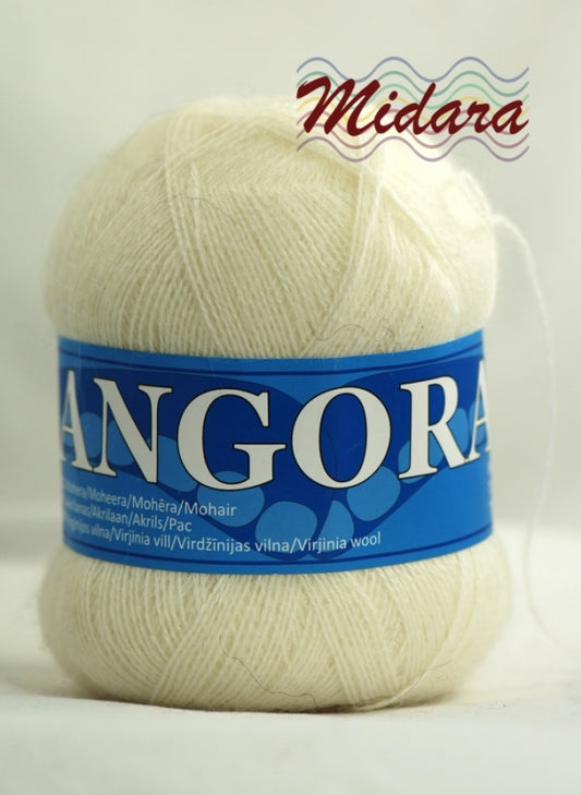 Angora 2 /Midara/ 100g #025 "White"