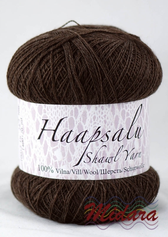 Haapsalu Shawl Yarn /Midara/ NM: 28/2 100g 1400m #890 "Brown"