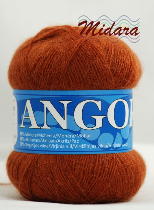 Angora 2 /Midara/ 100g #125 "Rud"