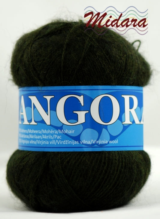 Angora 2 /Midara/ 100g #400"Very dark green"