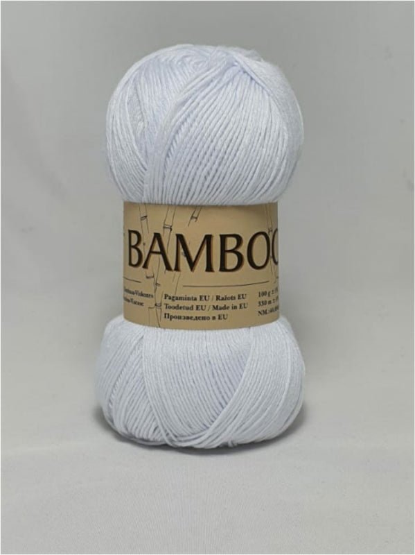 Bamboo /Midara/ 100g #010 "Snow bluish-white"