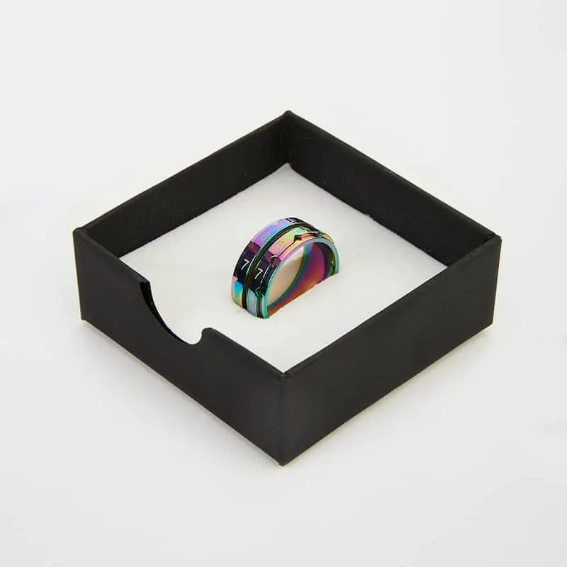 Varavīksnes Rindu skaitītājs - Gredzens /KnitPro /diametrs 17,3 mm /izmērs 7- Noliktavas izpārdošana!