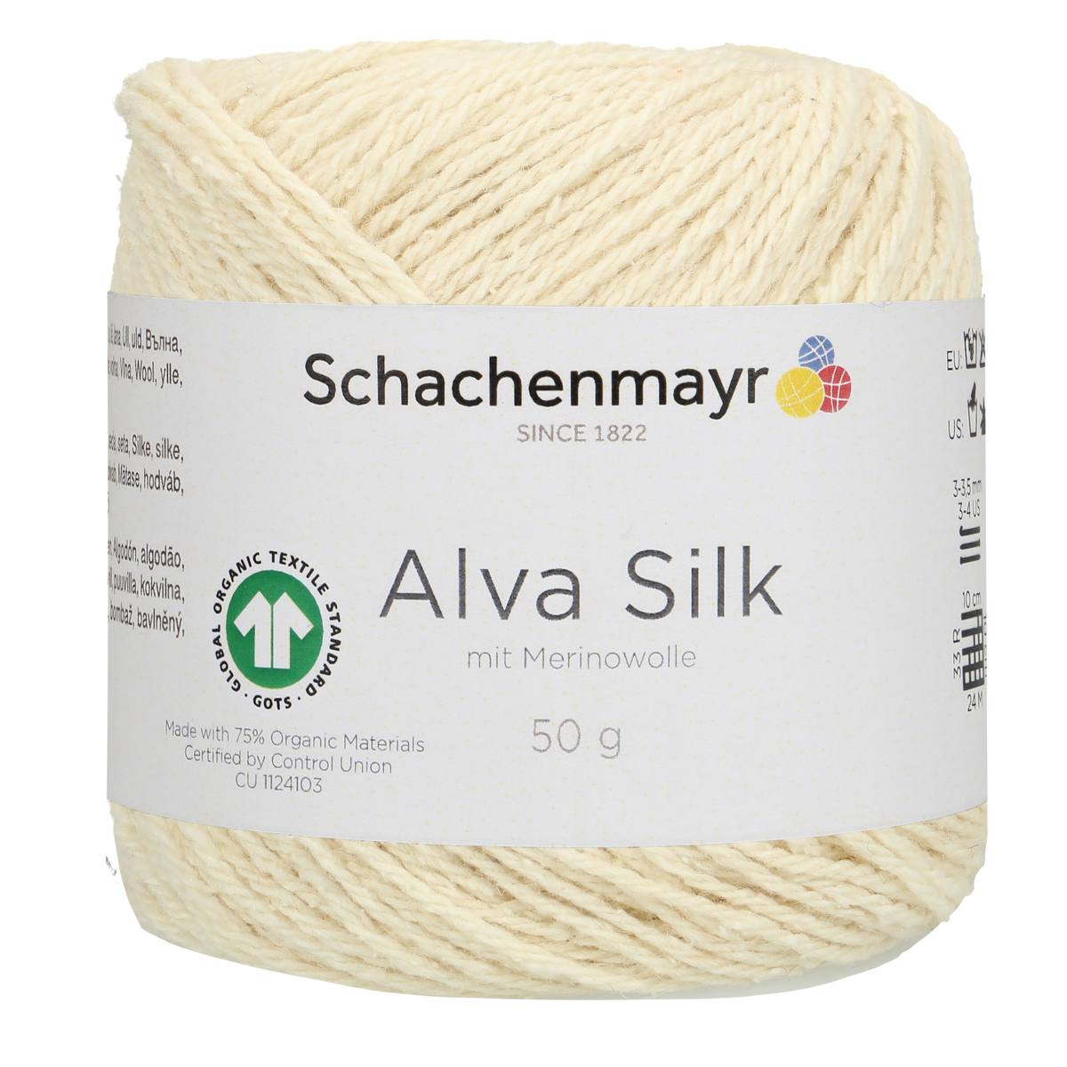 *Alva Silk /Schachenmayr/ 50g #00002 "Dabīgs"