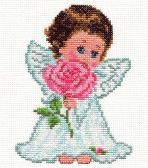 "Angel of Love" - embroidery kit /Alice/ 14 x 10 cm