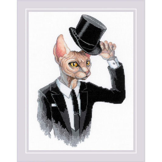 Gentleman - embroidery kit /RIOLIS/ 25 x 33 cm