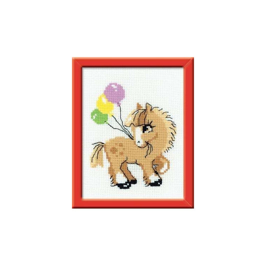 Friend Pony - embroidery kit /RIOLIS - Happy Bee/ 18 x 15 cm