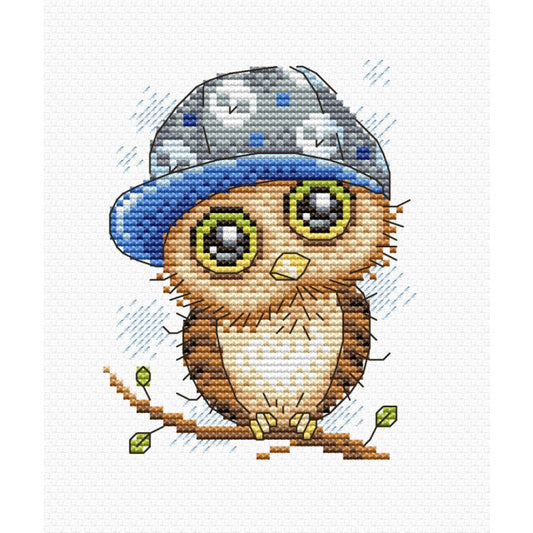 "Owl" - embroidery kit /MP Studia/ 11x9cm