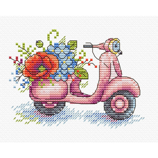 "Roman Holiday" - embroidery kit /MP Studia/ 8x11 cm