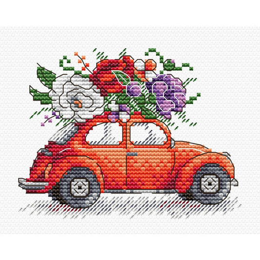 "Journey to Paris" - embroidery kit /MP Studia/ 8x11 cm