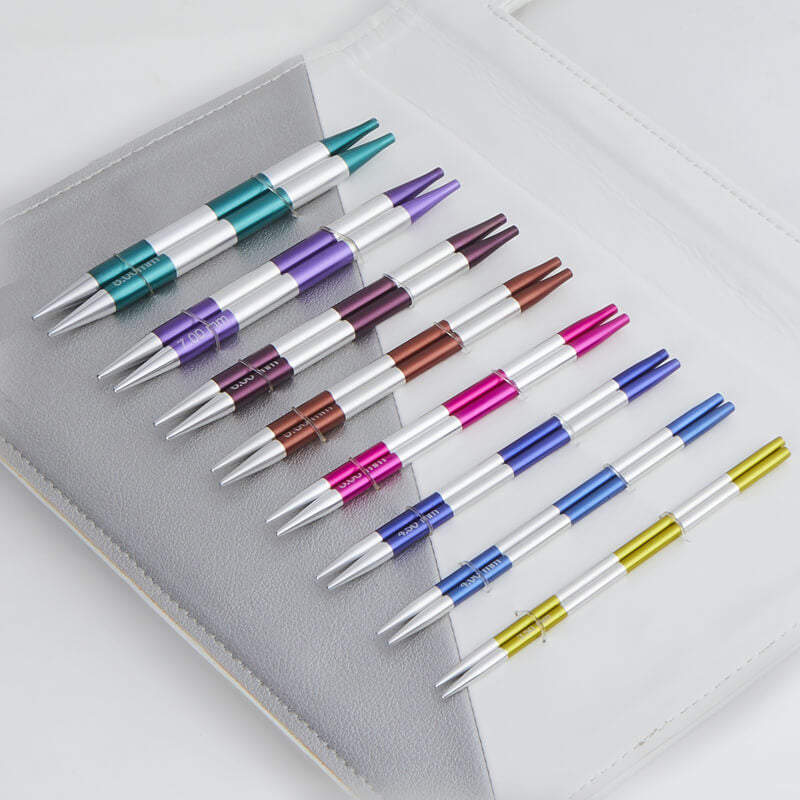 Smart Stix DELUX /14cm standarta garuma maināmo apļa adāmadatu komplekts /KnitPro/ 8 izmēri