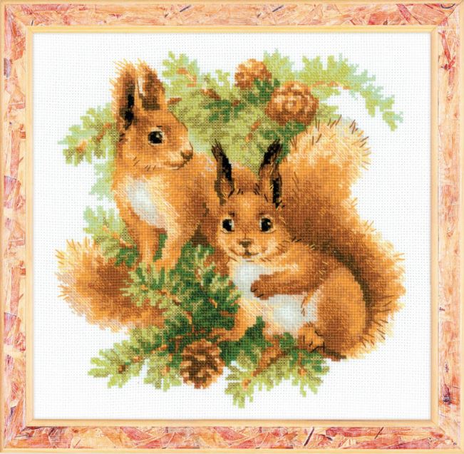 Oravad - tikkimiskomplekt /RIOLIS/ 25 x 25 cm
