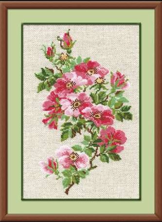 Rose hips - embroidery kit /RIOLIS/ 21 x 30 cm