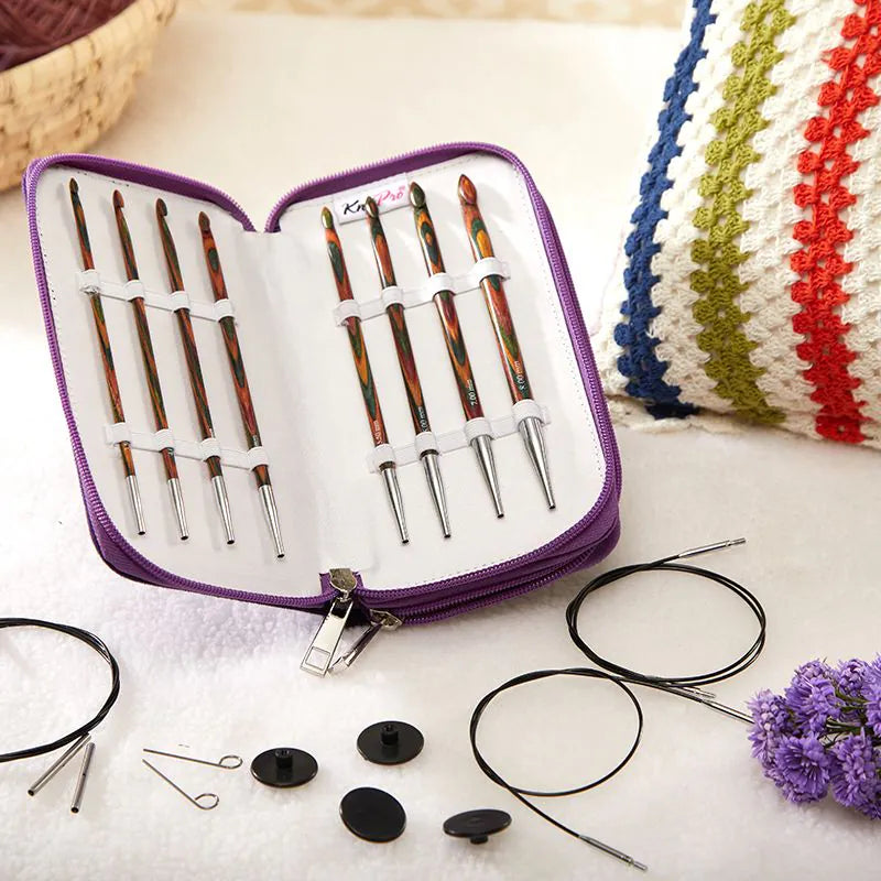 SYMFONIE / tunēzisko tamboradatu komplekts /KnitPro/ 8 izmēri