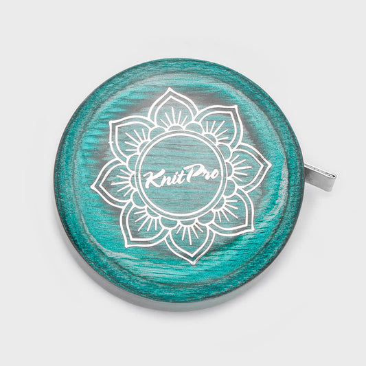 Retractable tape measure /KnitPro/ 150cm - round (cm/in) / "The Mindful Collection"