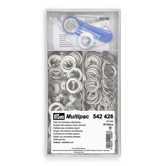 Rings with back plate and tool 80 pcs 14mm /silver color