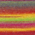 AZTECA FINE SOCKS & MORE /Concept by Katia/ 6-diegu zeķu dzija 150 g #11 Sarkans-Dzeltens-Zaļš