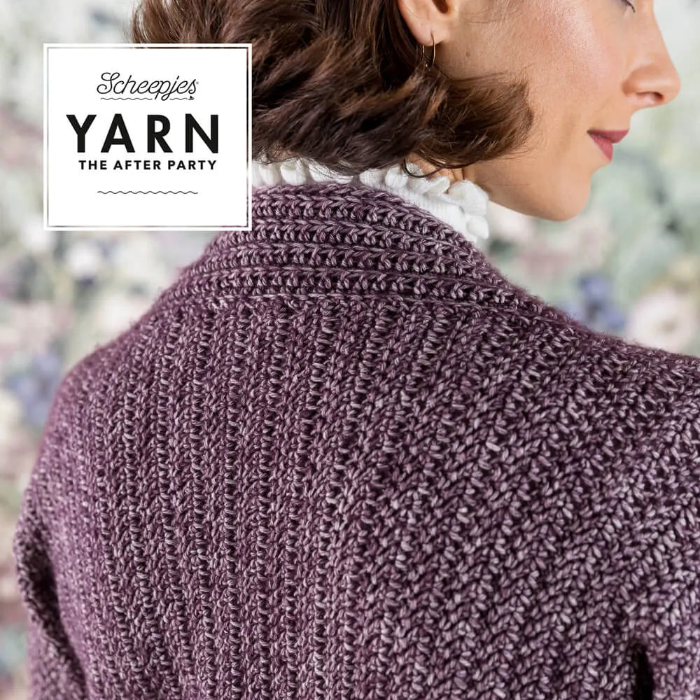 Scheepjes YARN The After Party Nr.29 - jakas tamborēšanas pamācība "Herringbone Cardigan", ENG