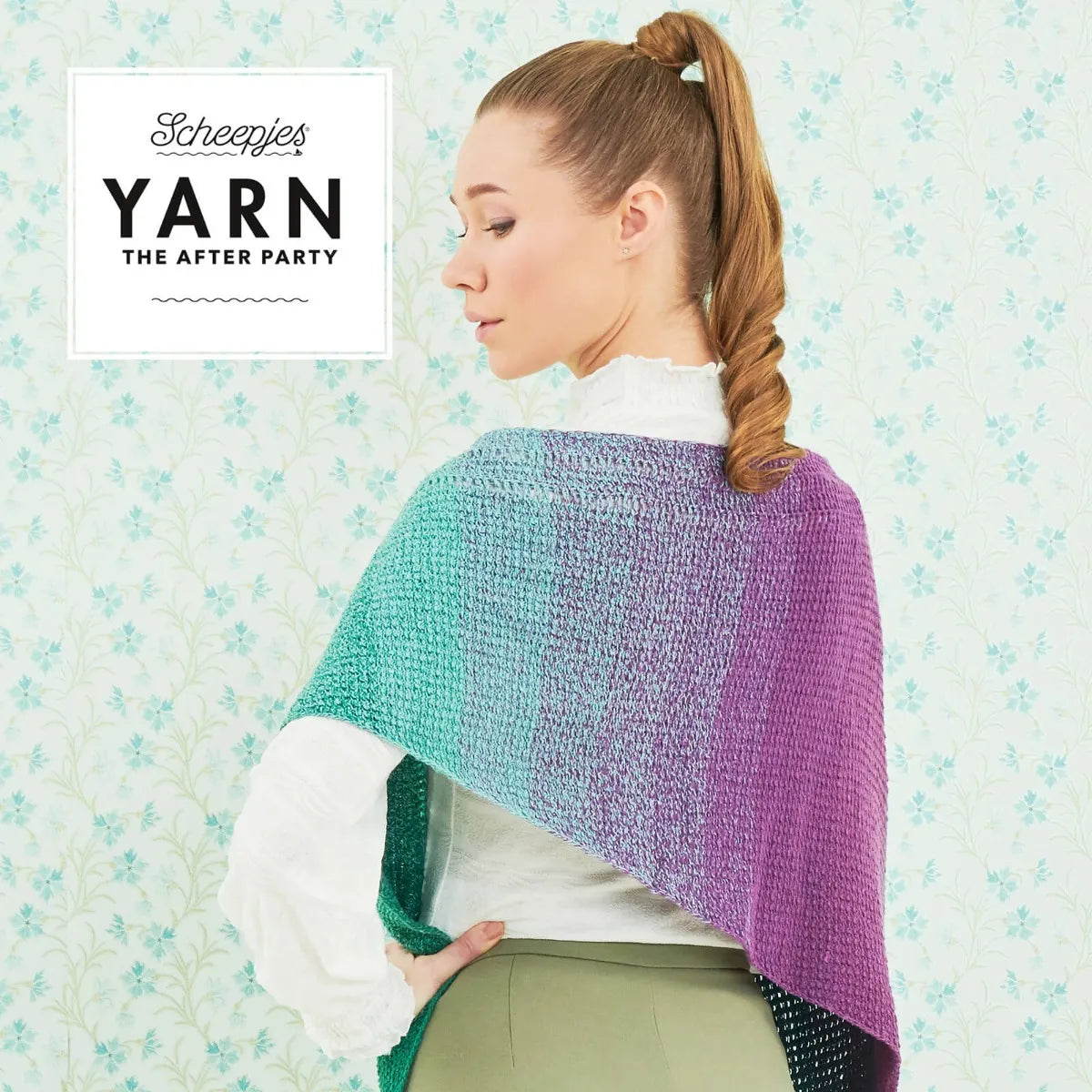 Scheepjes YARN The After Party No. 32 - Scarf Exclamation / design by Fiona Kelly