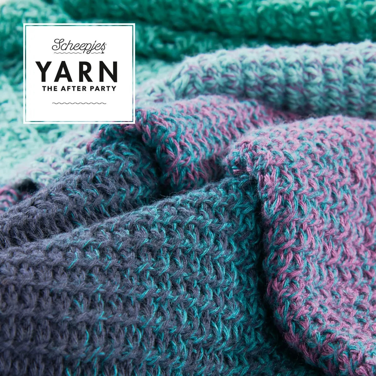 Scheepjes YARN The After Party No. 32 - Scarf Exclamation / design by Fiona Kelly