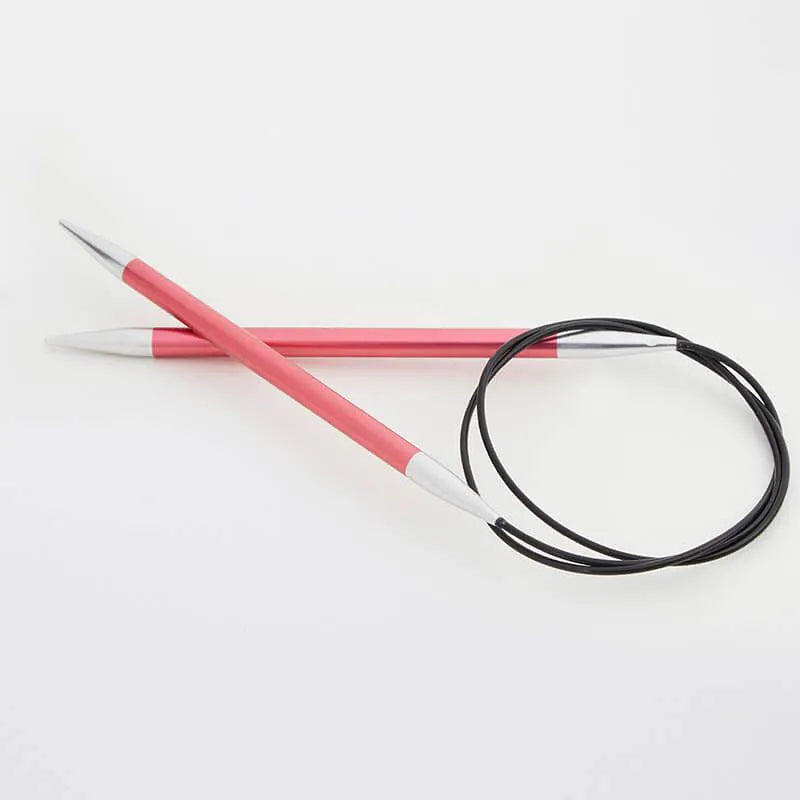 Zing Aluminum Circular Knitting Needles 40cm / KnitPro
