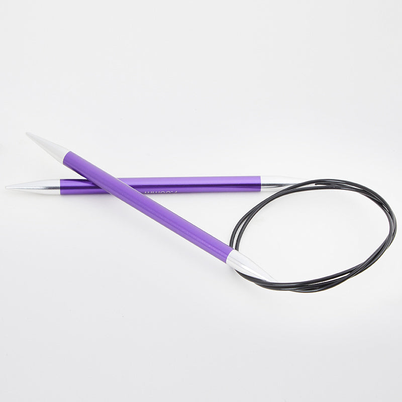 Zing Aluminum Circular Knitting Needles 120cm / KnitPro