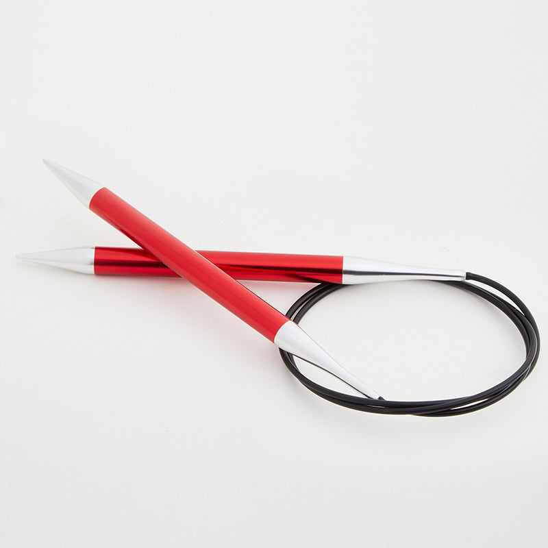 Zing Aluminum Circular Knitting Needles 100cm / KnitPro