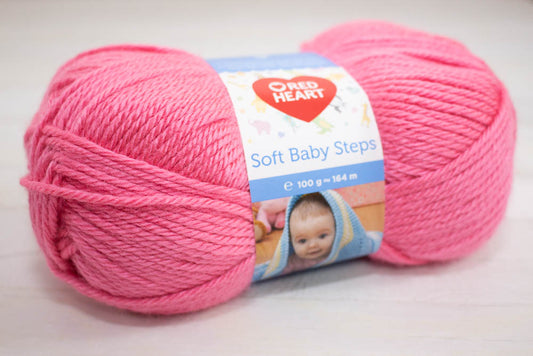 Soft Baby steps /Red Heart/ 100g #00004 "Zemenes"