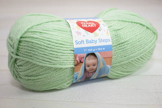 Soft Baby steps /Red Heart/ 100g #00005 "Gaiši zaļš"