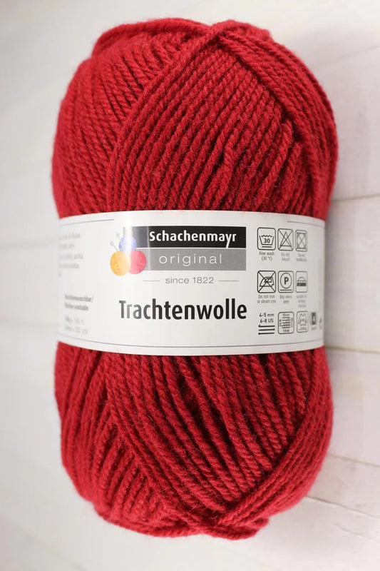 Trachtenwolle/ Schachenmayr/ 100g #00131 "Ķiršu" / 5 gab.
