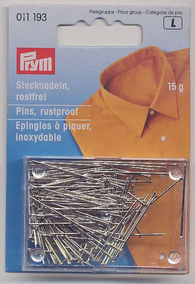 Pushpins - stainless 15g