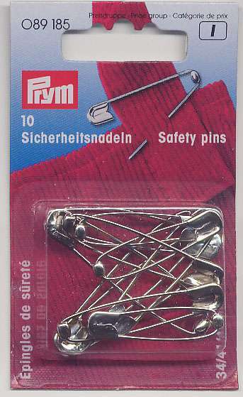 Safety pins - 10 pcs.