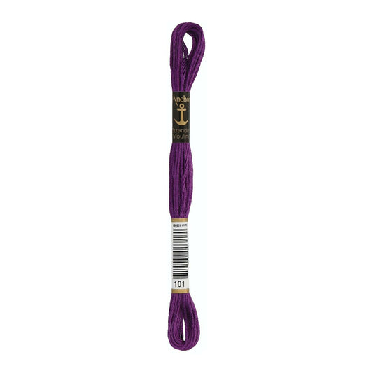 Embroidery thread Anchor Mouline, 100% cotton, 8m, #00101