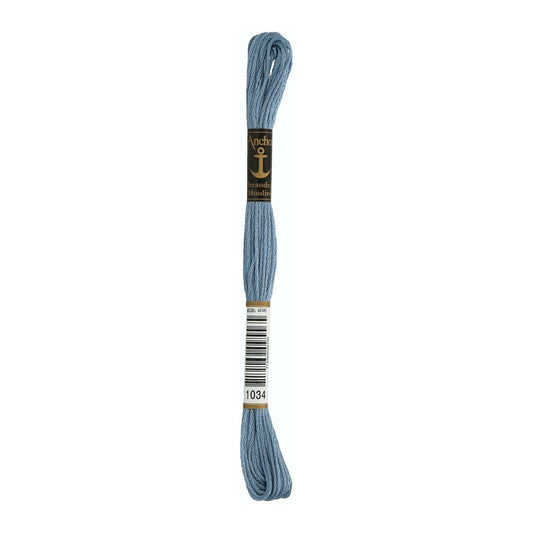 Embroidery thread Anchor Mouline, 100% cotton, 8m, #01034