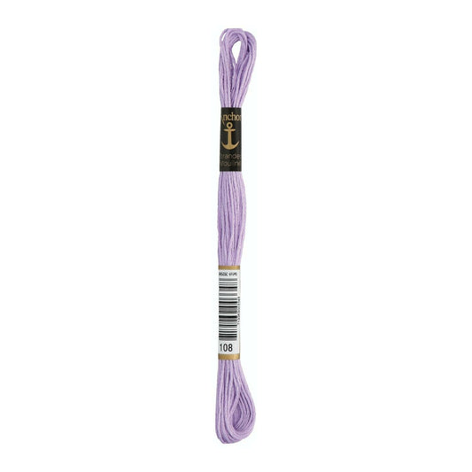 Embroidery thread Anchor Mouline, 100% cotton, 8m, #00108