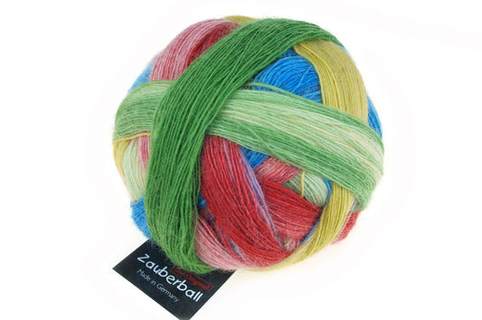 Zauberball® /Schoppel/ 100g #2310 "Snikelvejs" 4-diegu zeķu dzija, satur bioloģiski noārdāmu poliesteru