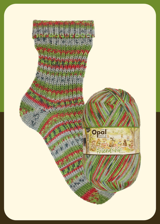 OPAL 4-strand SCHAFPATE 17 - WILD NATURE 100g #11597 "Wildflower meadow" LIMITED EDITION!