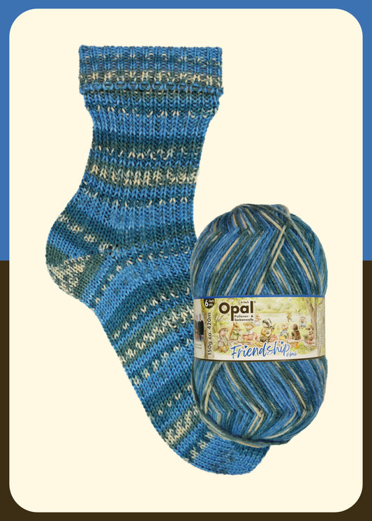 OPAL 4-strand SCHAFPATE 17 - WILD NATURE 100g #11597 "Wildflower meadow" LIMITED EDITION!