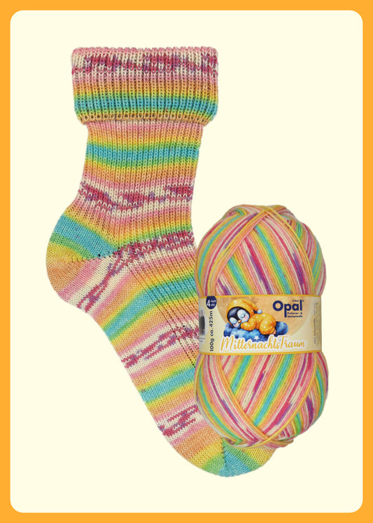 OPAL 4-diegu MITTERNACHTSTRAUM 100g #11646 "Ledus peldes ar draugiem" IEROBEŽOTS IZLAIDUMS!