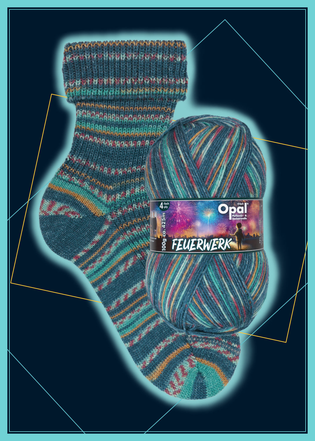 OPAL 4-diegu FEUERWERK 100g #11651 "Debesu dzirksteles" IEROBEŽOTS IZLAIDUMS!