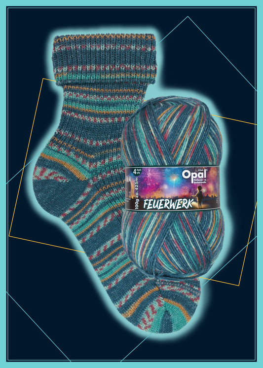 OPAL 4-diegu FEUERWERK 100g #11651 "Debesu dzirksteles" IEROBEŽOTS IZLAIDUMS!