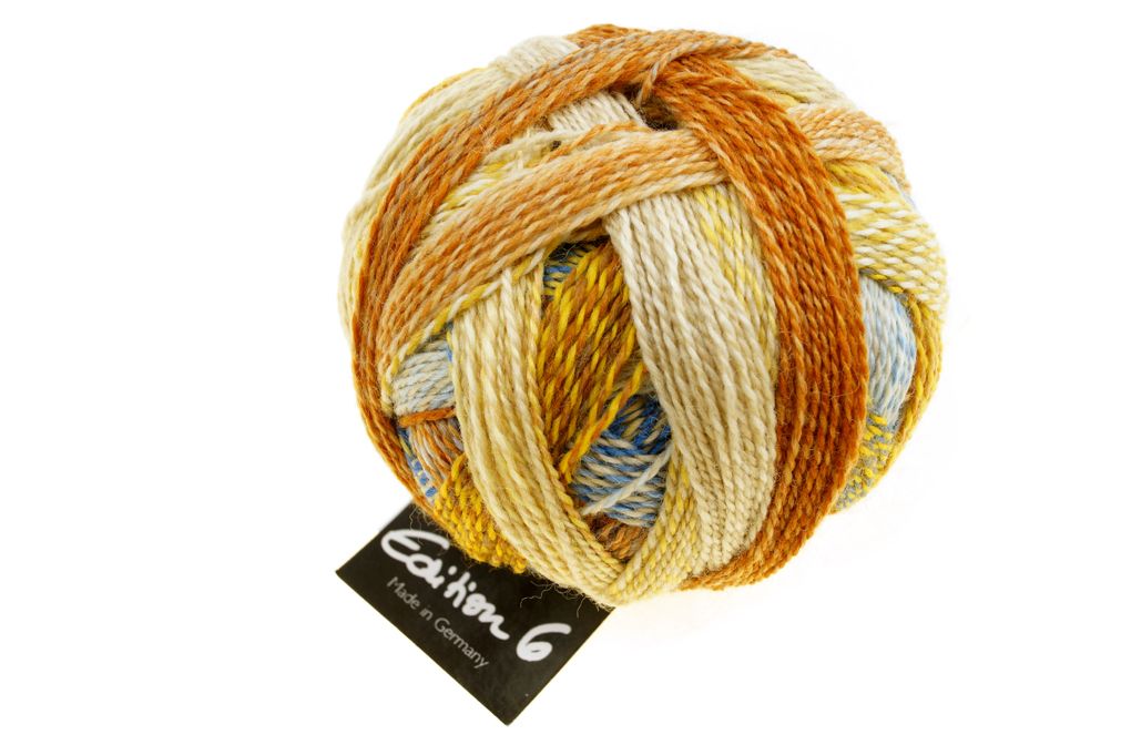 Edition 6 /Schoppel/ 50g #2329_ "Pludmales kafejnīca"