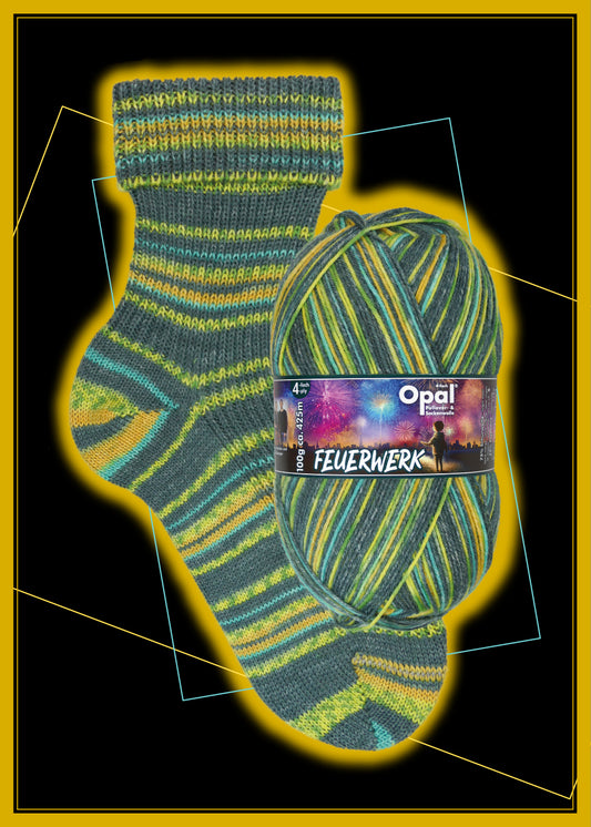 OPAL 4-diegu FEUERWERK 100g #11652 "Krāsu eksplozija" IEROBEŽOTS IZLAIDUMS!