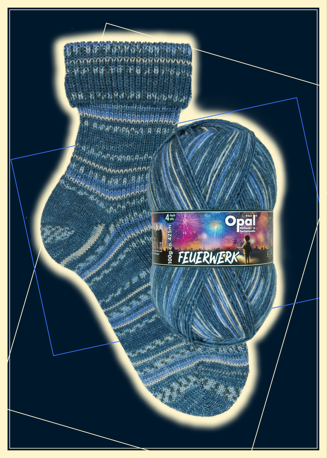 OPAL 4-diegu FEUERWERK 100g #11653 "Steidzīgā komēta" IEROBEŽOTS IZLAIDUMS!