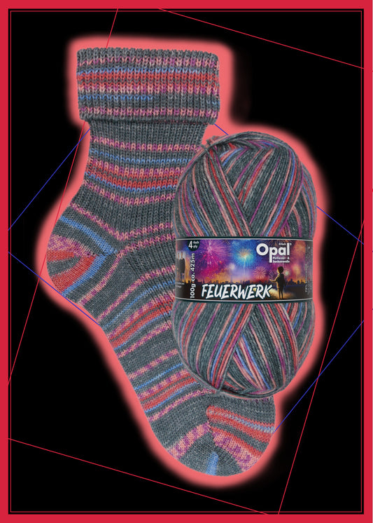 OPAL 4-diegu FEUERWERK 100g #11654 "Gaismu jūra" IEROBEŽOTS IZLAIDUMS!