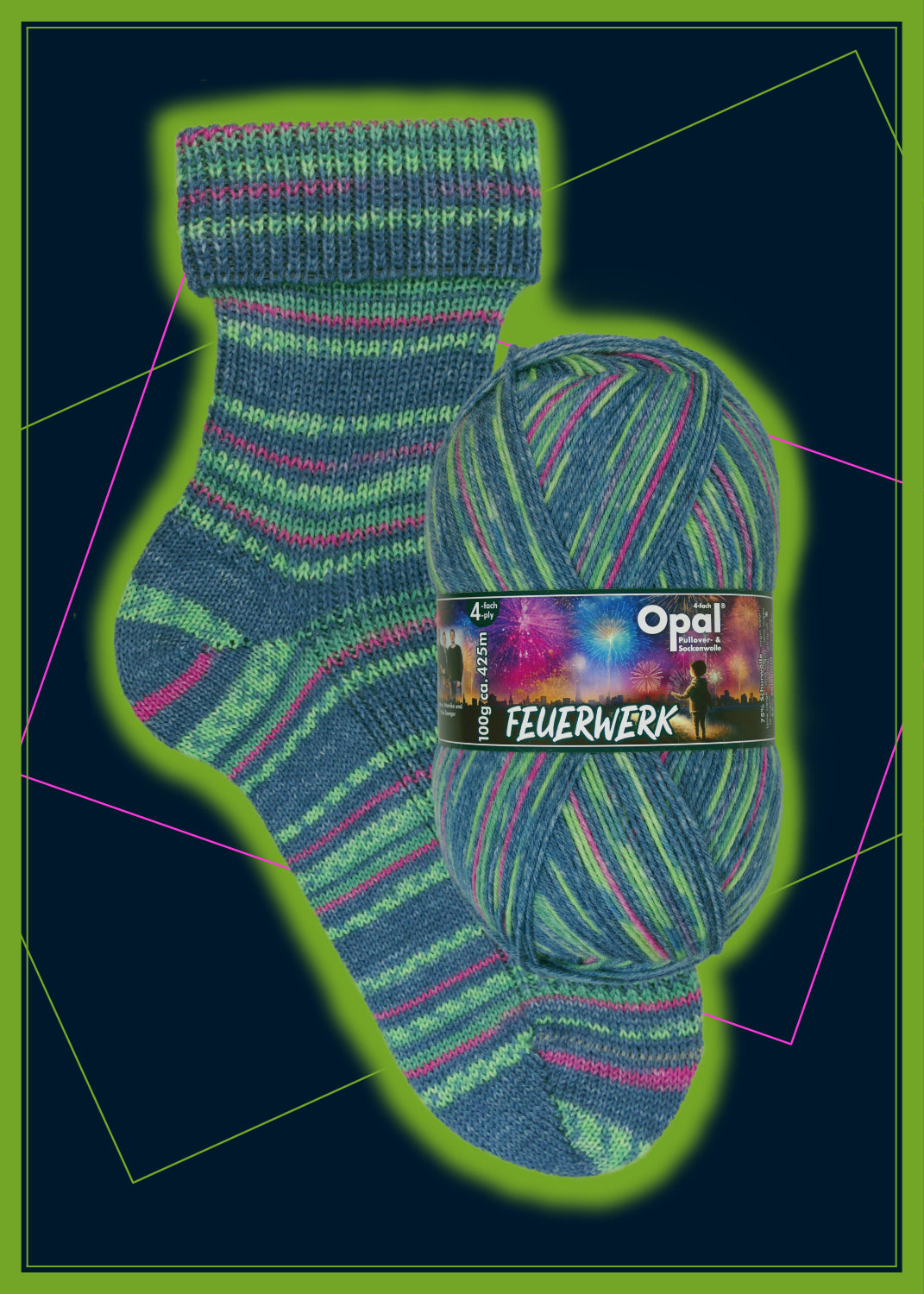 OPAL 4-diegu FEUERWERK 100g #11655 "Mirdzošā galaktika" IEROBEŽOTS IZLAIDUMS!