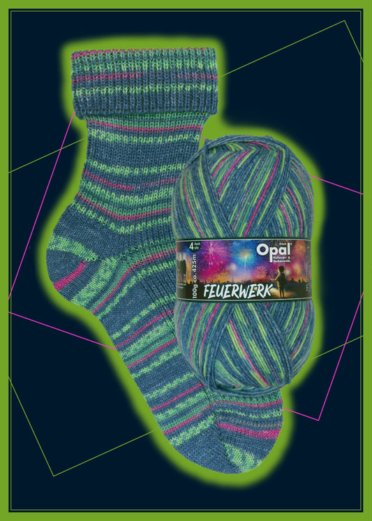 OPAL 4-diegu FEUERWERK 100g #11655 "Mirdzošā galaktika" IEROBEŽOTS IZLAIDUMS!