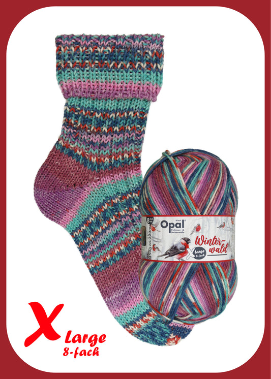 OPAL 8-ply XLarge Winterwald 150g #11711 "Forest Song"
