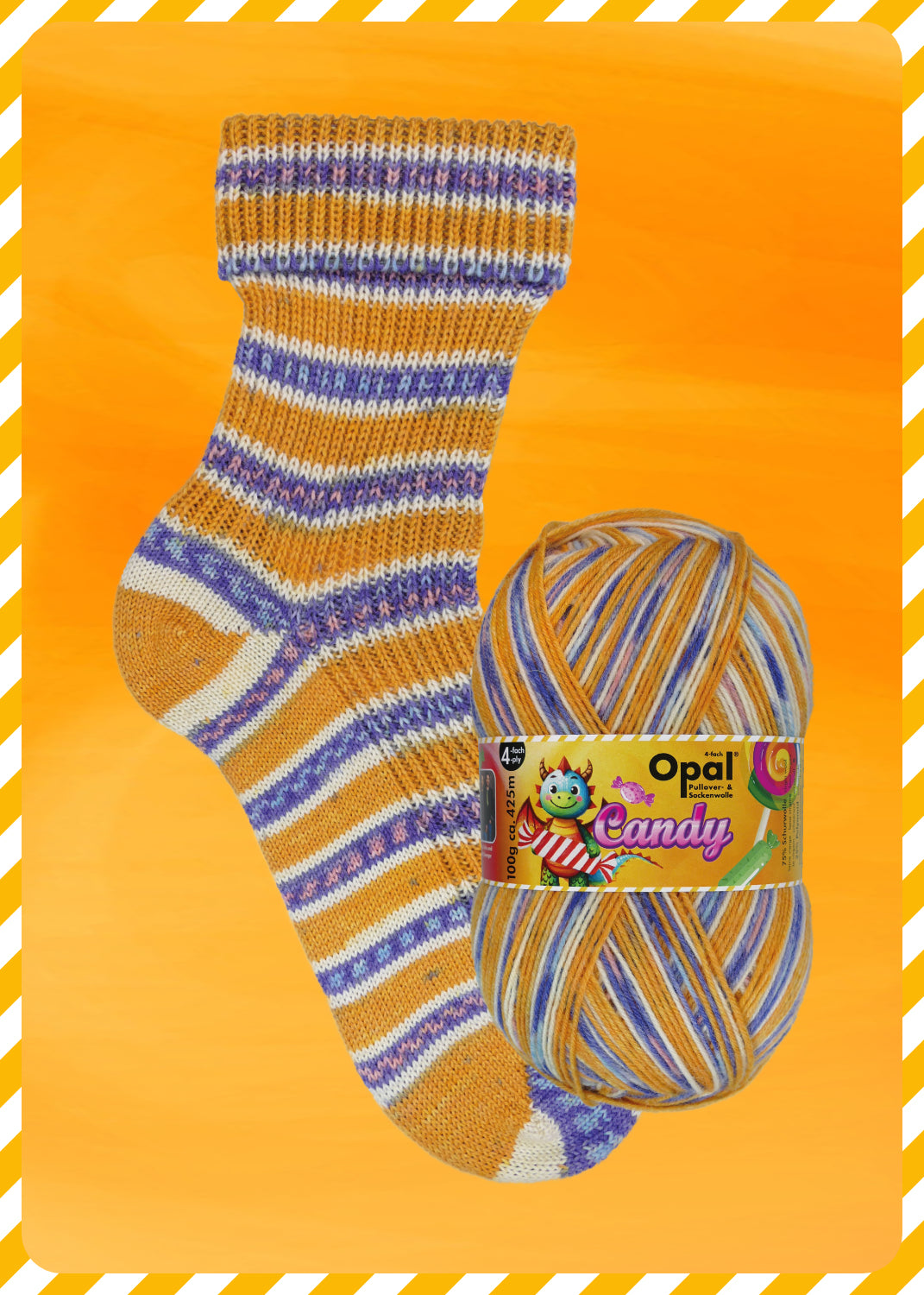 OPAL 4-diegu Candy 100g #11755 "Pilošs medus pods"