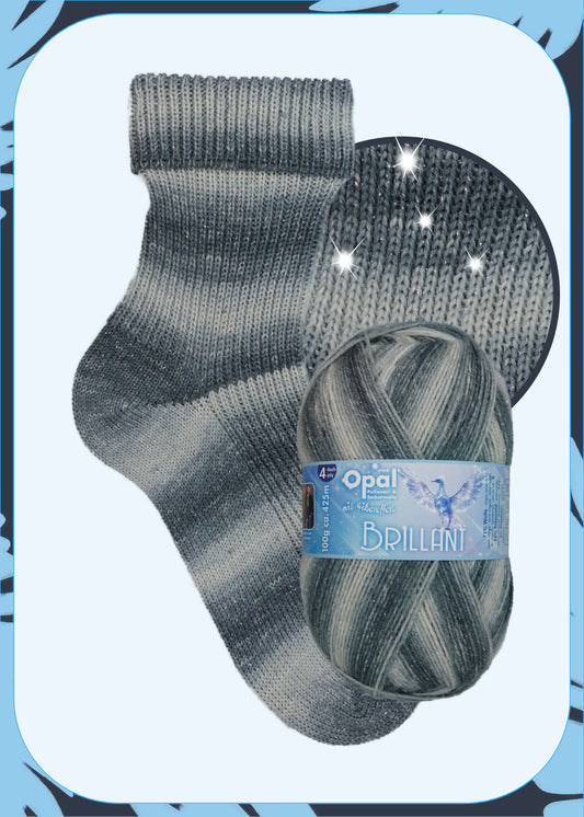 OPAL 4-diegu Brilliant - mit Silbereffekt 100g #11762 "Leģendārā sudraba aste"