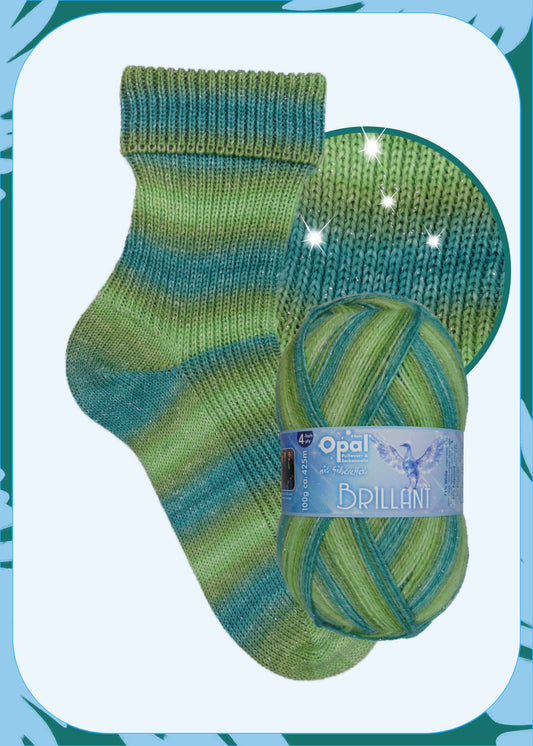 OPAL 4-diegu Brilliant - mit Silbereffekt 100g #11763 "Priežu smaržas mirdzošs lietus"